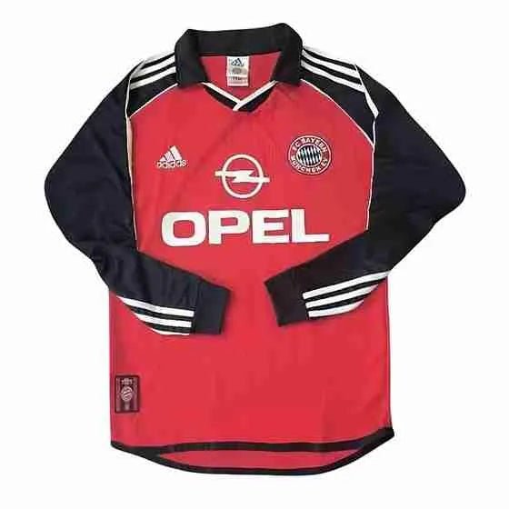 Retro Bayern Munich Home Jersey 2000/01 - Long Sleeve - Jerseydex